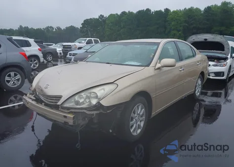 2004 Lexus Es 330 из США, поврежденный, VIN JTHBA30G040012934